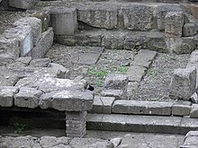 Ruin of the temple of Feronia at Largo di Torre Argentina Largo di Torre Argentina cat 9.jpg