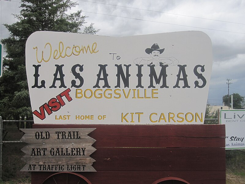 File:Las Animas, CO, welcome sign IMG24.JPG