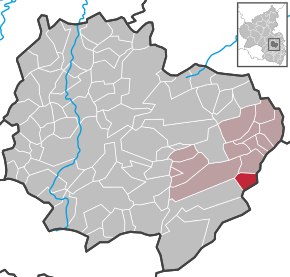 Poziția Lautersheim pe harta districtului Donnersbergkreis