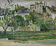 Le Jardin de Maubuisson, Pontoise, kirjoittanut Paul Cézanne, FWN 109.jpg