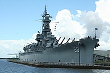 The battleship USS Alabama