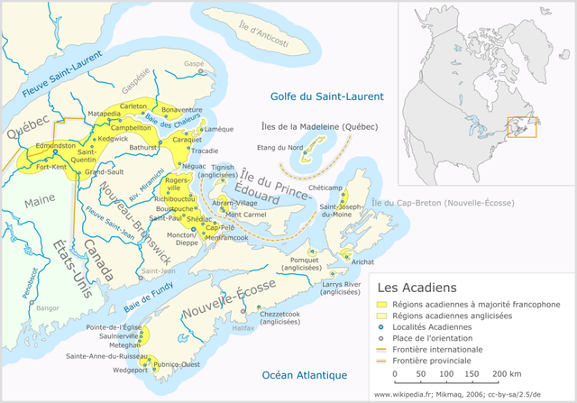 Acadia: situs