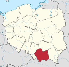 Localisation de Voïvodie de Petite-Pologne