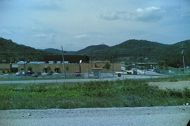 A view of the Lewis County Middle School near Vanceburg from KY 10