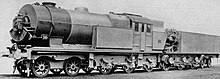 Ljungstrom steam turbine locomotive with air preheater, c.1925 Ljungstrom steam turbine locomotive with preheater 1925.jpg
