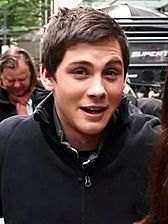 Logan Lerman on the last day of filming for Sea of Monsters. Logan Lerman on the set of Percy Jackson Sea of Monsters in Vancouver, May 2012.jpg