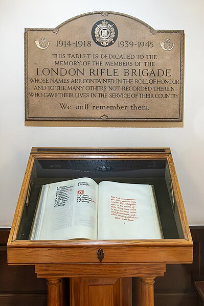 File:London Rifle Brigade memorial, St Botolph-without-Bishopsgate.jpg