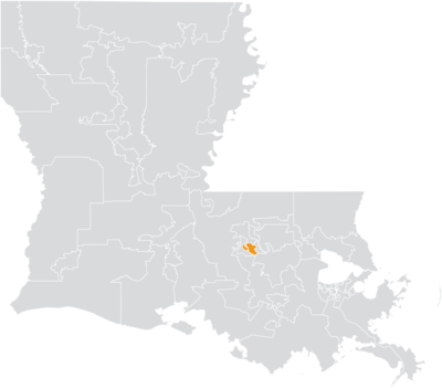 Louisiana Senato Bölgesi 16 (2010) .png