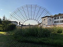 Sole gabbia, 1997, Pavia, Horti Borromaici.