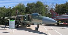 MiG-23 on display in Israel after defection from Syria