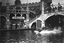 La Cascade, a "Shoot the Chute" ride at Magic-City Magic City4, Paris, 1913.jpeg