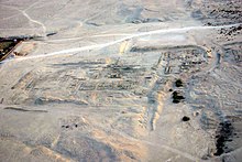 Ruins of the Malqata Palace (aerial view). Malkata from the air.jpg