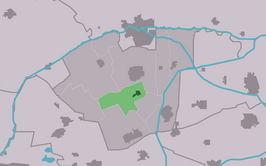 Kaart van Broeksterwoude