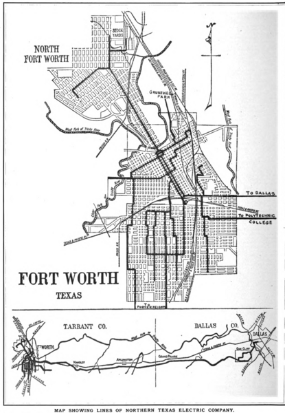 File:Map Showing Lines of the Northern Texas Electric Company (Fort Worth) c 1907.png