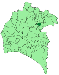 Poziția localității Campofrío
