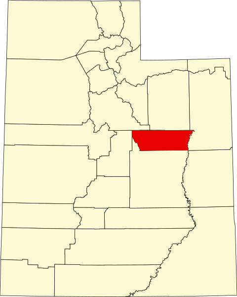 File:Map of Utah highlighting Carbon County.svg