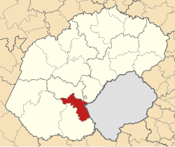 Map of the Free State with Naledi highlighted.svg