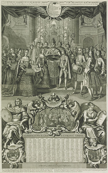 File:Marriage of the Prince of Conti and Mademoiselle de Chartres in the Chapel of Versailles, 1732.jpg