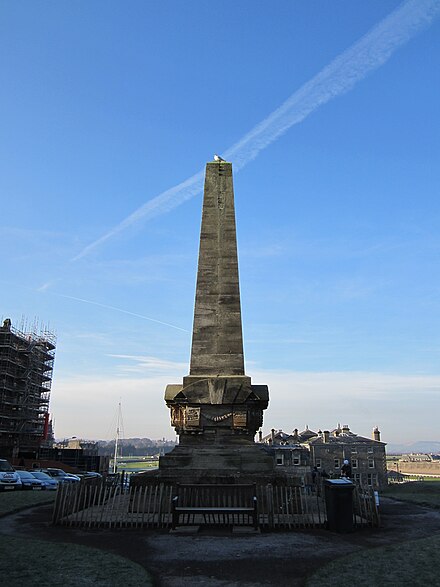 The Martyrs' Monument, St Andrews, which commemorates Forrest and three other martyrs: Patrick Hamilton, George Wishart And Walter Mill Martyr's Monument, St Andrews.jpg