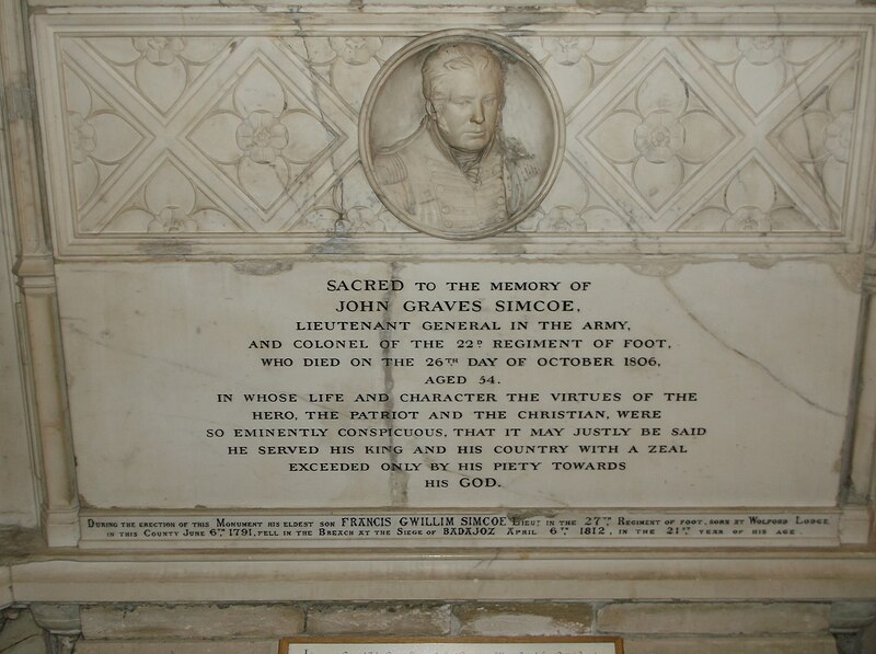 File:Memorial to John Graves Simcoe, Exeter Cathedral (1).JPG