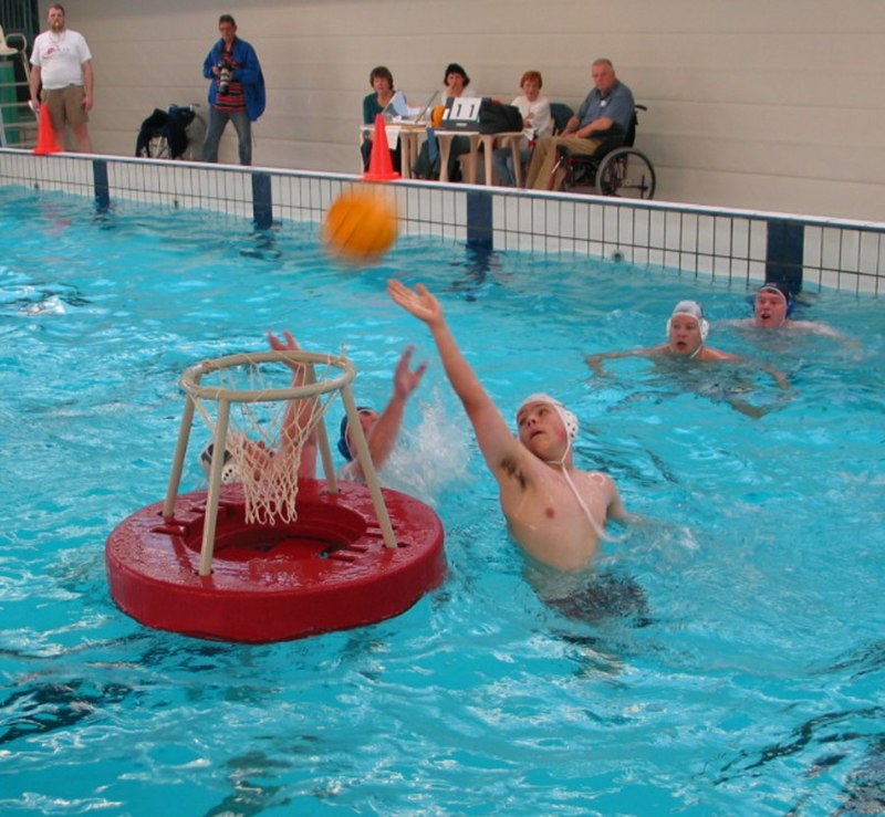 WGOUP Basketball Ball The Ultimate Swimming Pool Game For Under Water  Passing,One Size 