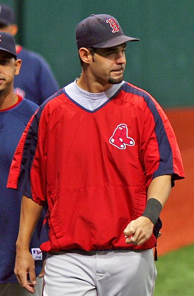 Lowell with the Boston Red Sox in 2007