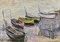 Boats on the Beach Monet w824.jpg