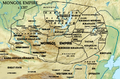 Mongol Empire circa 1207, showing the locations of the Qara Khitai and Khitans