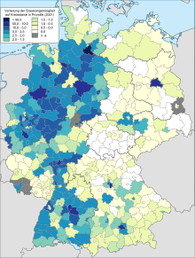 Montenegrin population relative to total Montenegrin population in Germany 2021.svg
