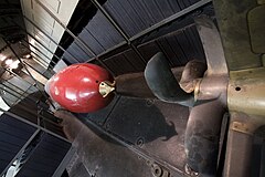 Torpedo room and battery room in a U-Boot U-1 1906 U-Boat Deutsches Museum, Museumsinsel, Munich, Germany