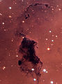 Nahaufnahme einer Bok-Globule in NGC 281 (Hubble-Weltraumteleskop)