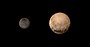 冥王星和冥卫一的大小比例