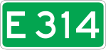 Europska ruta E 314 štit}}