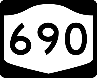 <span class="mw-page-title-main">New York State Route 690</span> State highway in central New York, US