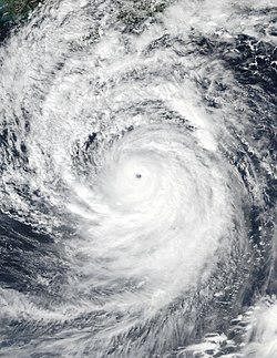 颱風南瑪都的衛星影像