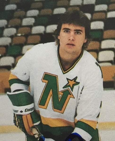 Broten with the Minnesota North Stars in 1984