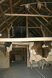 House interior, reconstruction