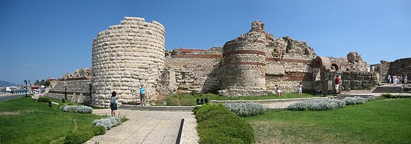 Ruins of fortifications in Mesembria, where Demetrios ruled as despot until his attempt to usurp the throne in 1442