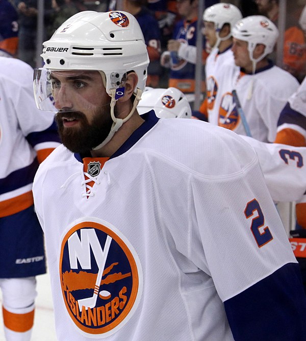 Leddy with the New York Islanders in January 2015