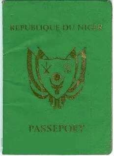 Nigerien passport