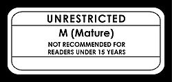 Classificação Unrestricted Mature (não restrito para maiores)