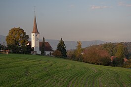 Oberwil bei Büren köy kilisesi