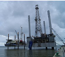 An oil platform off the coast of Trinidad. Offshore oil rig Trinidad.jpg
