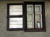 One side shutters in Poland Okiennica - window shutter.jpg