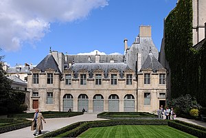 South facade of the Hôtel du Petit-Sully