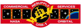 Orbital Sciences CRS ұшу 1 Patch.png