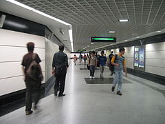 Underpass link between the East-West and North-East line.