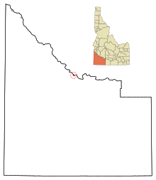 Location of Grand View, Idaho