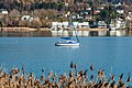 English: Koper Bay of the Wörther See Deutsch: Kopper-Bucht vom Wörther See