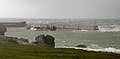 Le port de Trévignon un jour de tempête (février 2014)